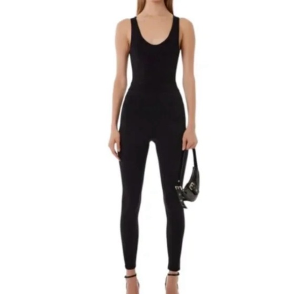 Forever 21 Brown Jumpsuit bodycon Halter Style - Picture 1 of 4
